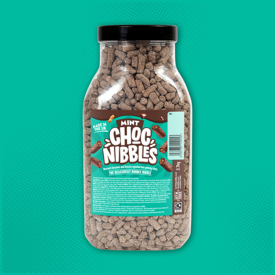 Mint Choc Nibbles 2.7kg Jar